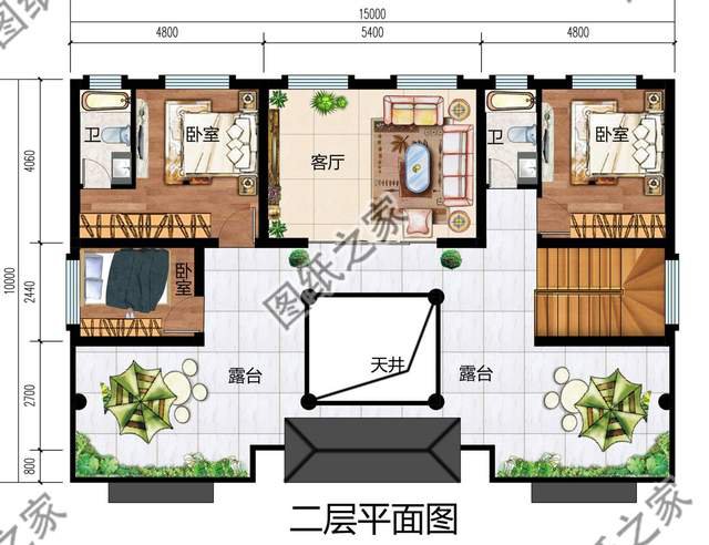 3款中式別墅設(shè)計(jì)，布局符合現(xiàn)代人的生活習(xí)慣，外觀(guān)頗有大家風(fēng)范