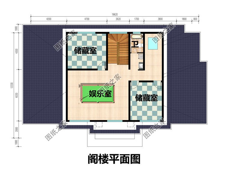 備受好評(píng)二層歐式別墅設(shè)計(jì)圖閣樓