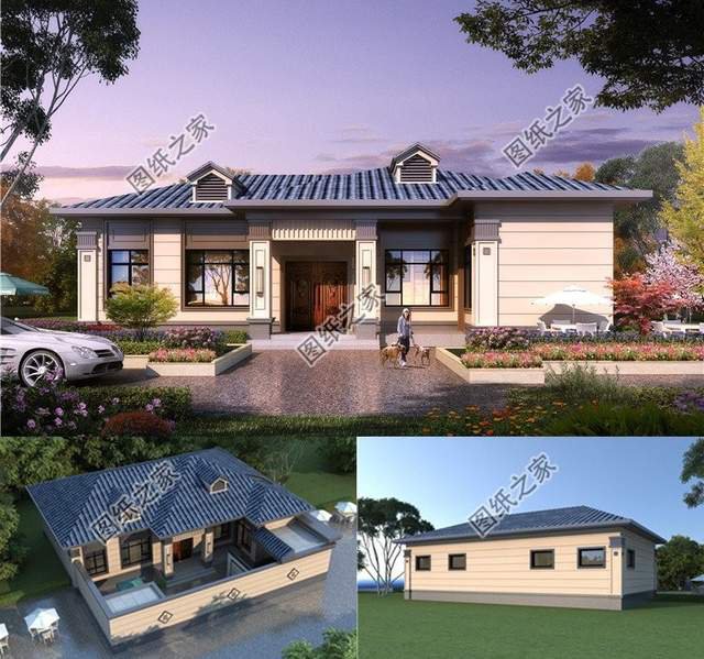 鄉(xiāng)村一層自建養(yǎng)老房設(shè)計(jì)，造價(jià)不高性價(jià)比極高，舒適地拉滿房間