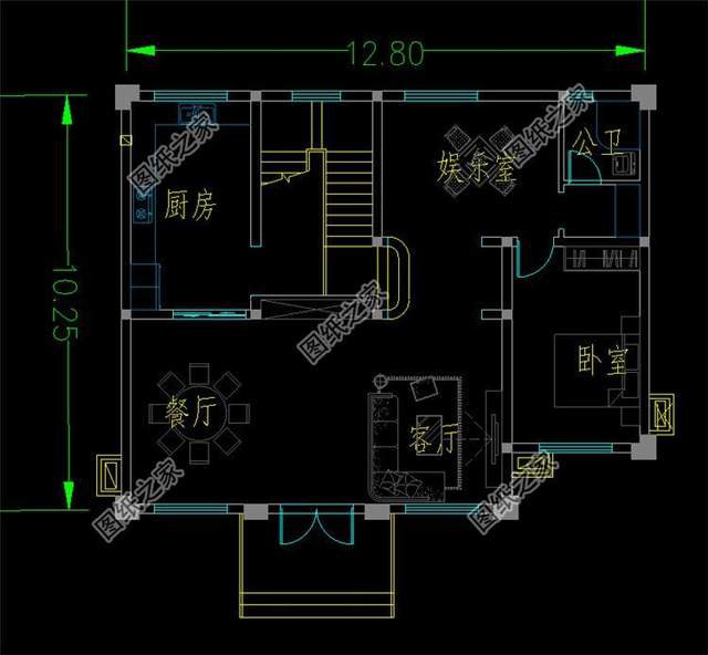 鄉(xiāng)村二層小別墅效果圖，農(nóng)村住房這樣蓋，實(shí)用簡單造價不高