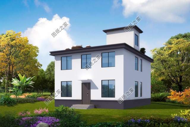 現(xiàn)代風(fēng)農(nóng)村自建別墅推薦，潮流時尚的外觀造型，擊中年輕人的內(nèi)心