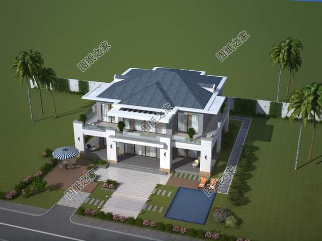 現(xiàn)代風(fēng)農(nóng)村自建別墅推薦，潮流時尚的外觀造型，擊中年輕人的內(nèi)心