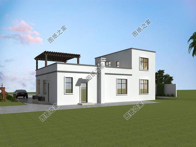 現(xiàn)代風(fēng)農(nóng)村自建別墅推薦，潮流時尚的外觀造型，擊中年輕人的內(nèi)心