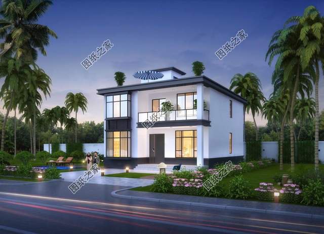 現(xiàn)代風(fēng)農(nóng)村自建別墅推薦，潮流時尚的外觀造型，擊中年輕人的內(nèi)心