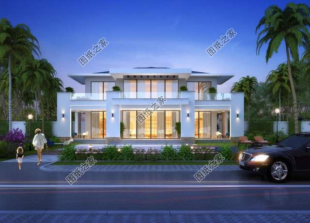 現(xiàn)代風(fēng)農(nóng)村自建別墅推薦，潮流時尚的外觀造型，擊中年輕人的內(nèi)心