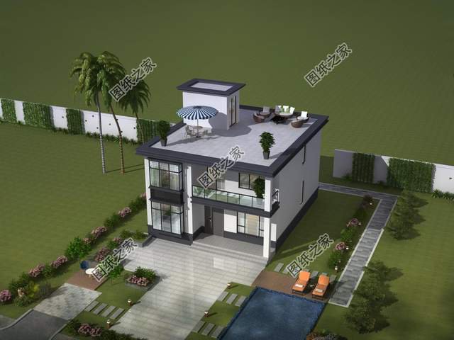 現(xiàn)代風(fēng)農(nóng)村自建別墅推薦，潮流時尚的外觀造型，擊中年輕人的內(nèi)心