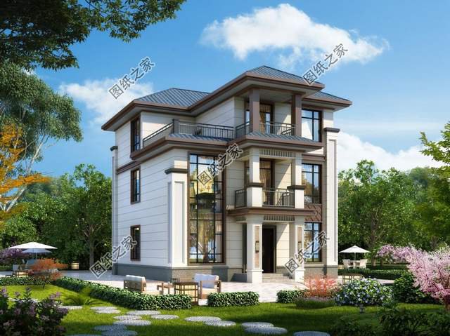 農(nóng)村三層別墅，新中式風建一棟傳承三代人不過時，一起來看看吧