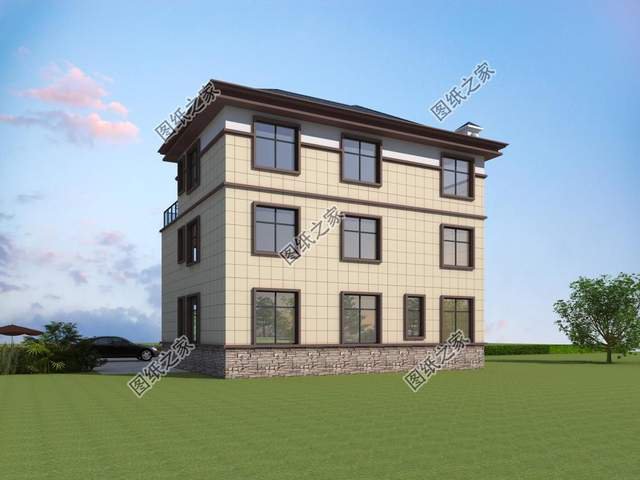 農(nóng)村三層別墅，新中式風建一棟傳承三代人不過時，一起來看看吧