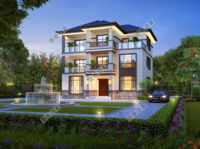 農(nóng)村三層別墅，新中式風建一棟傳承三代人不過時，一起來看看吧