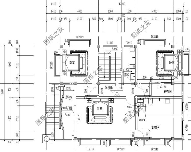 帶架空層的四層別墅布局4