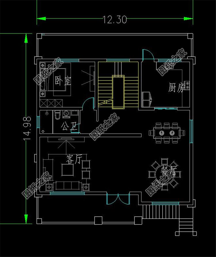 帶架空層的別墅設(shè)計(jì)圖布局2
