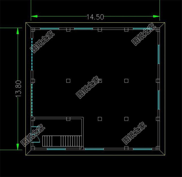 帶架空層別墅設計方案布局1