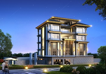 帶架空層的四層別墅設(shè)計(jì)圖，有錢人回農(nóng)村建房必選