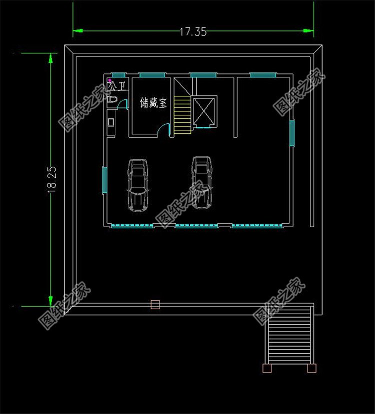 超氣派的三層別墅設(shè)計圖布局1