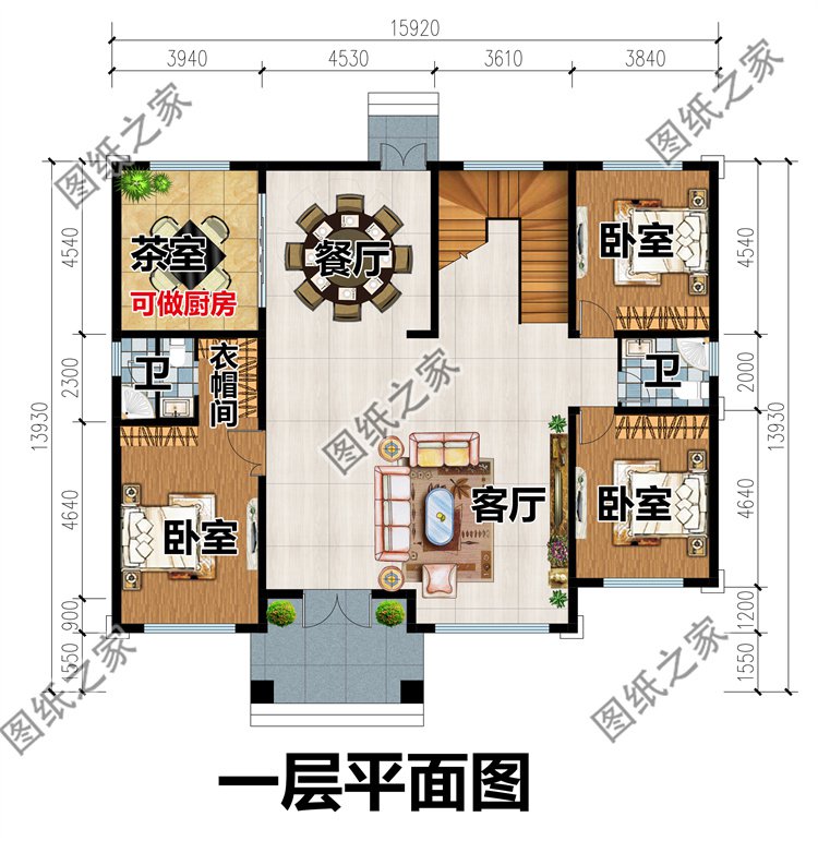 方方正正的二層農(nóng)村別墅設(shè)計(jì)