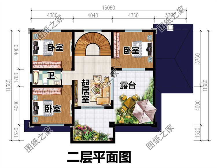 接地氣農(nóng)村二層自建房圖