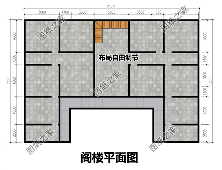 中式一層農(nóng)村別墅設(shè)計(jì)圖
