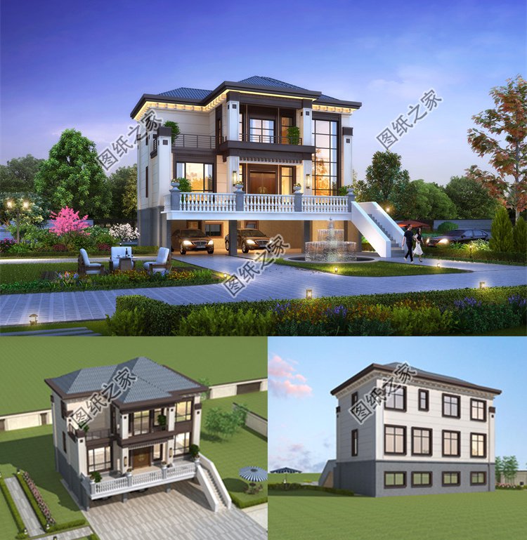 二層房別墅設(shè)計(jì)圖效果圖