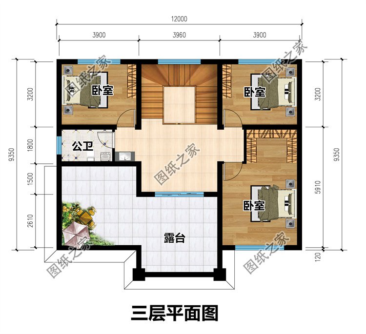 三層歐式別墅三層