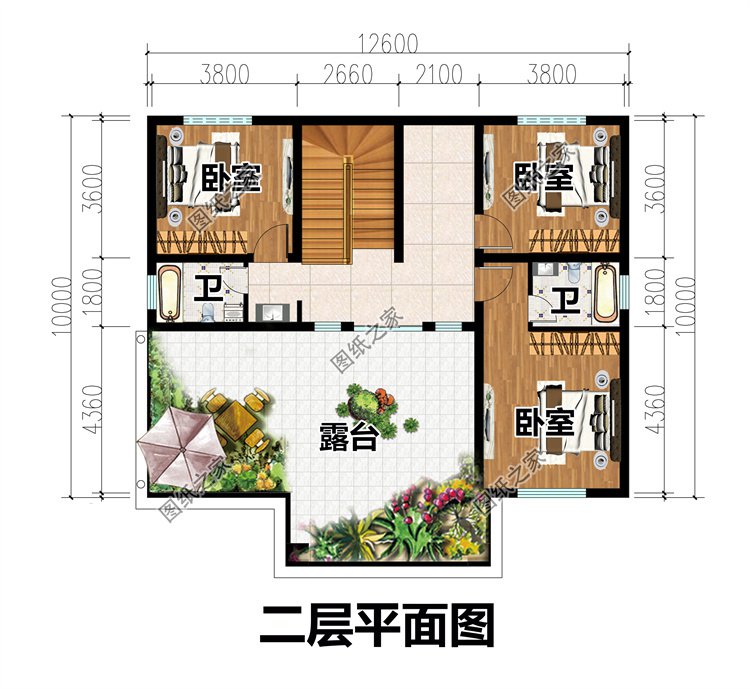 二層農(nóng)村別墅2