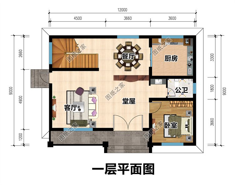 平頂三層別墅設(shè)計(jì)1