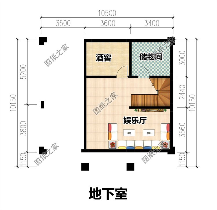 三間二層農(nóng)村自建房1