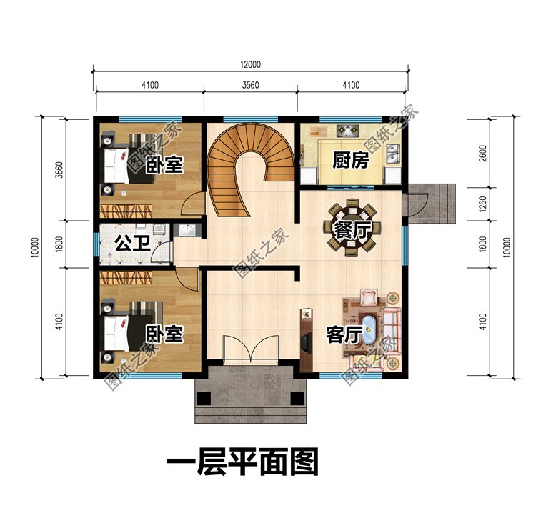 自建房設(shè)計圖二層2