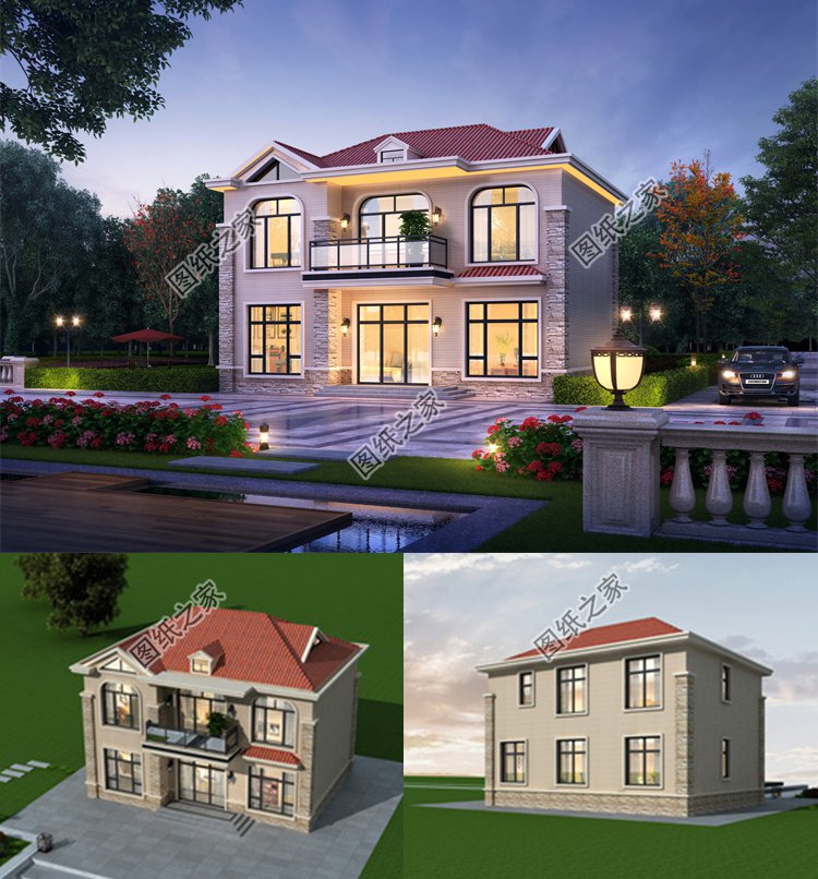 95平米二層必蓋戶型圖1