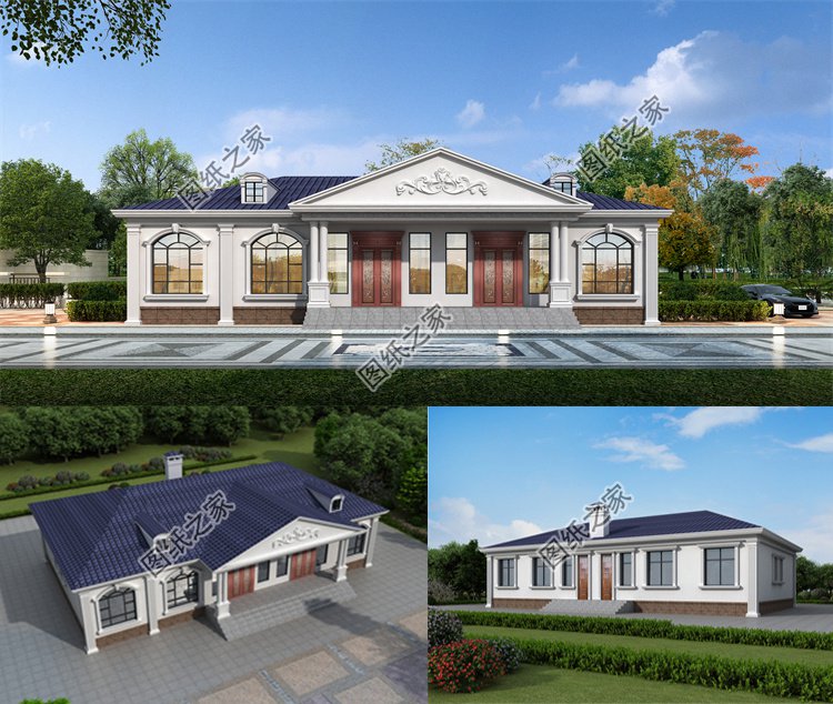 自建一層雙拼別墅1