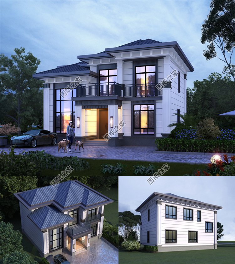 農(nóng)村自建二層別墅設(shè)計圖1