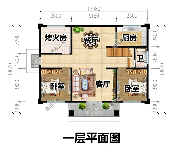 三間二層最好看別墅設(shè)計(jì)圖2