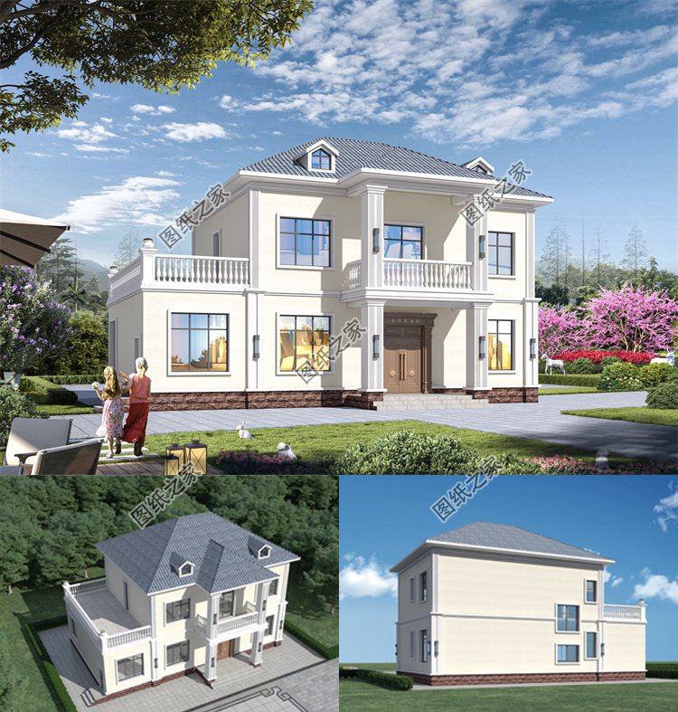 帶配房的二層農(nóng)村小別墅1