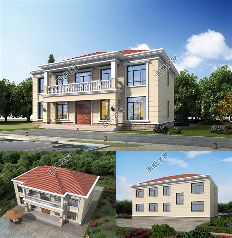 二層自建房別墅設(shè)計(jì)圖1