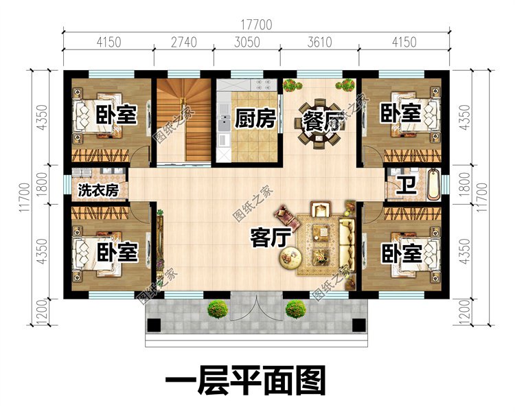 二層自建房別墅設(shè)計(jì)圖2