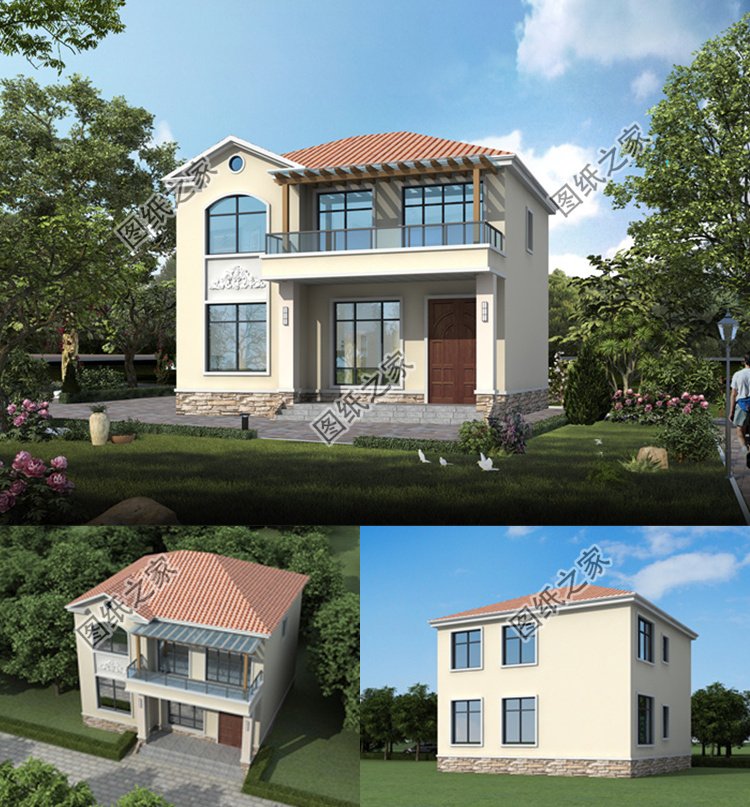 88平農(nóng)村二層別墅1