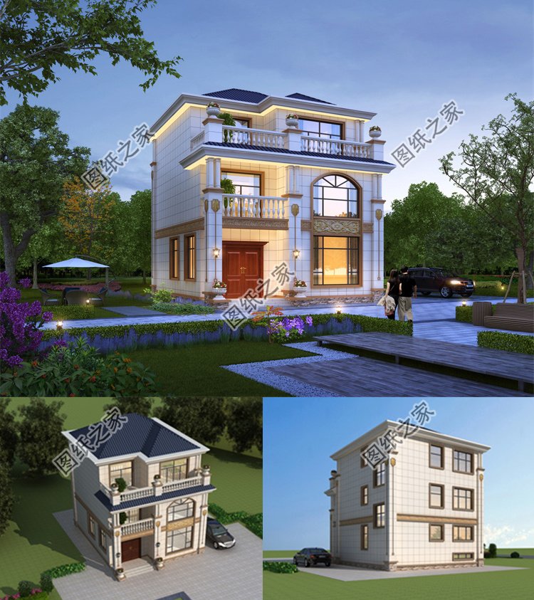 超經(jīng)濟(jì)適用三層農(nóng)村別墅1