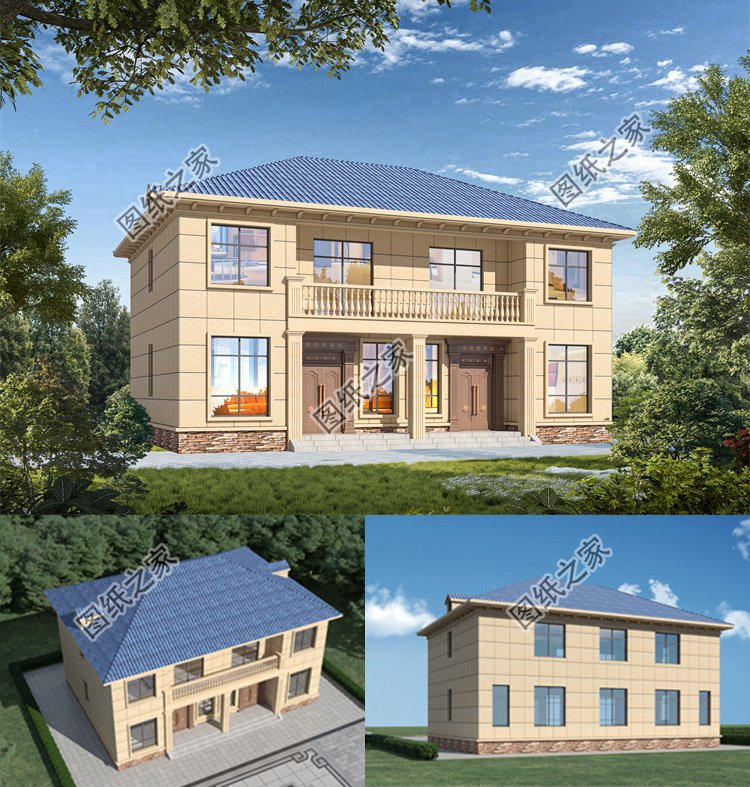 二層雙拼自建別墅1