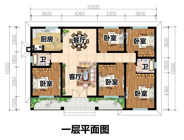 簡(jiǎn)簡(jiǎn)單單一層農(nóng)村自建別墅