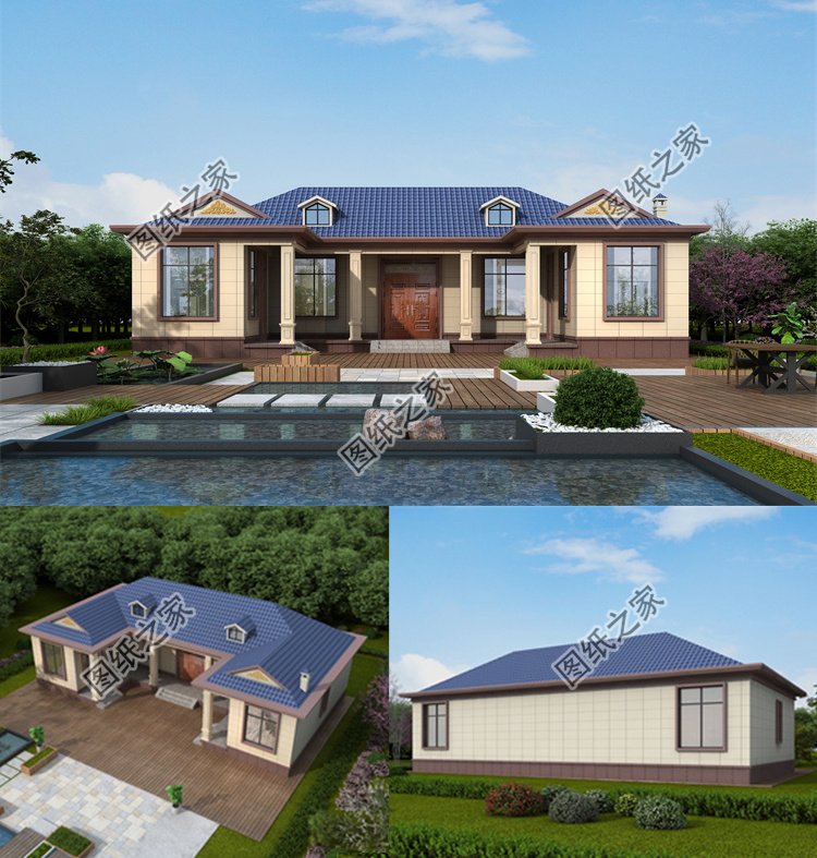 中式一層三合院