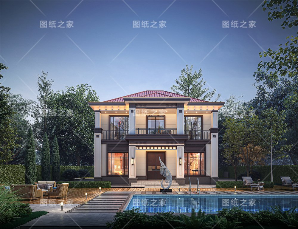 一眼淪陷！20款新中式別墅設計，滿滿的文化自信