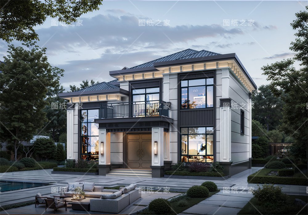 一眼淪陷！20款新中式別墅設計，滿滿的文化自信