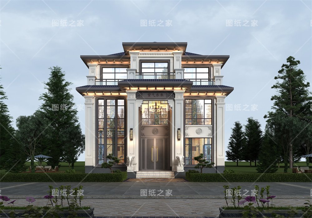 一眼淪陷！20款新中式別墅設計，滿滿的文化自信