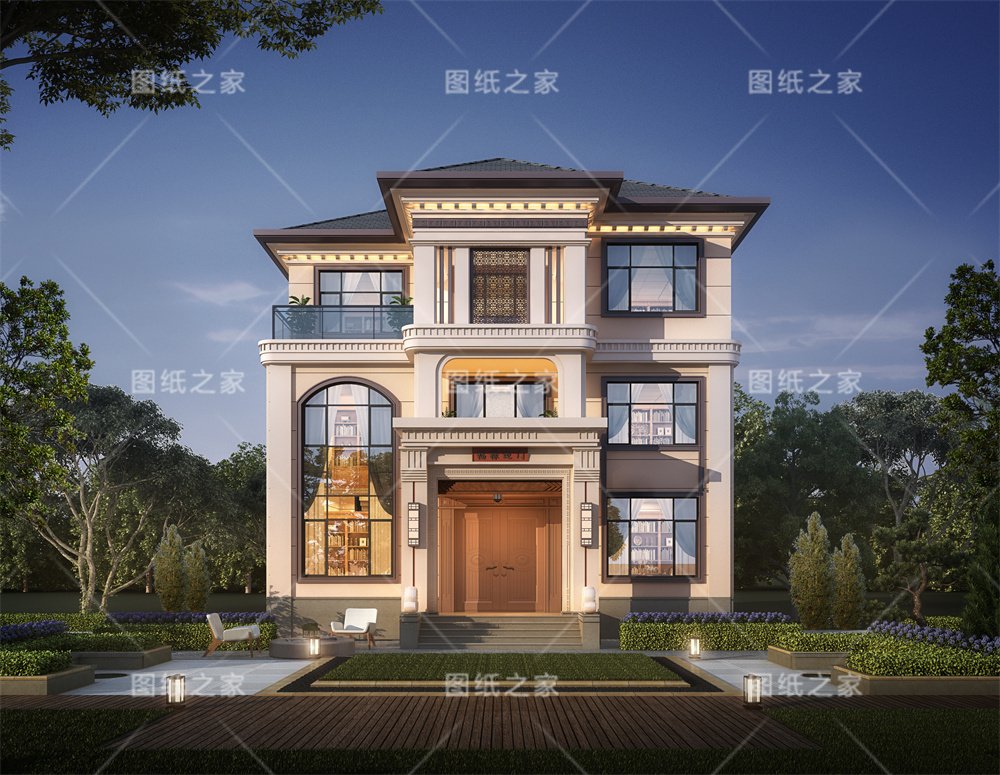 一眼淪陷！20款新中式別墅設計，滿滿的文化自信