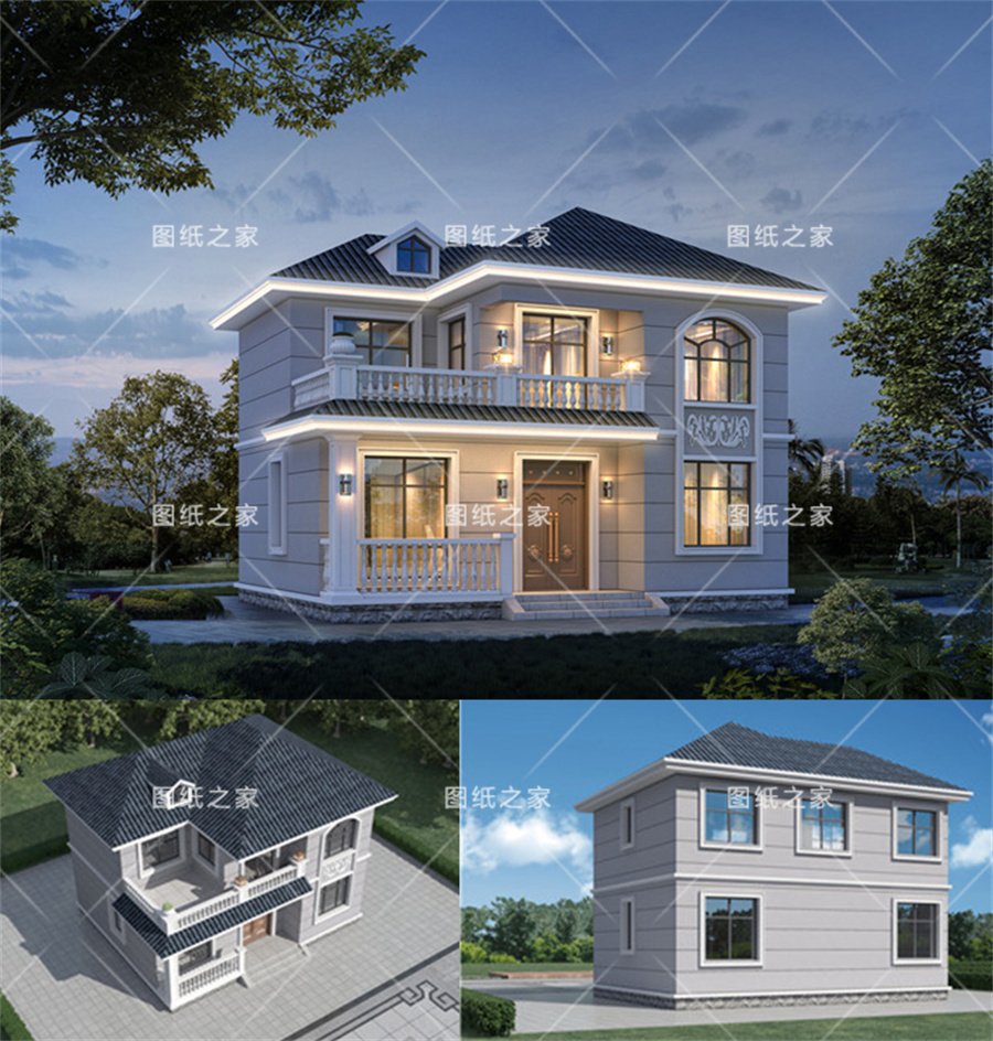 天吶！8款鄉(xiāng)村別墅圖，爆款戶型，實用又氣派