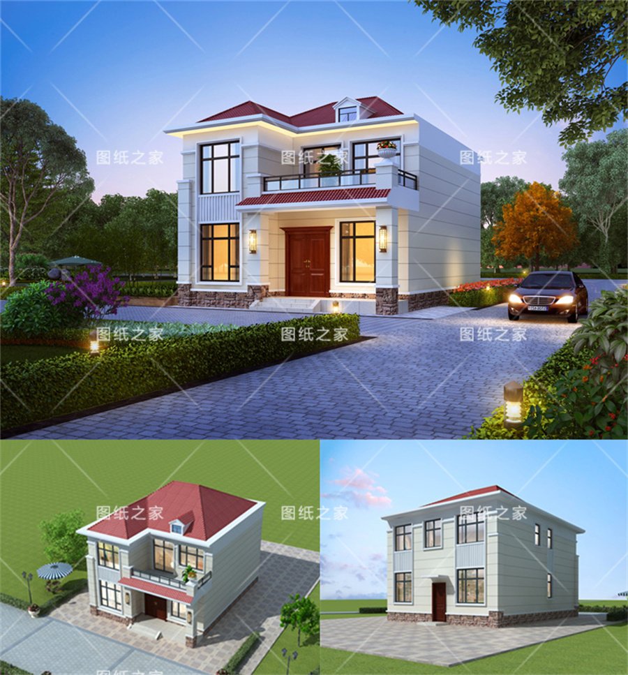 天吶！8款鄉(xiāng)村別墅圖，爆款戶型，實用又氣派