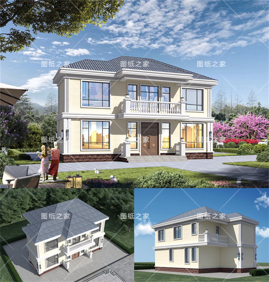 天吶！8款鄉(xiāng)村別墅圖，爆款戶型，實用又氣派