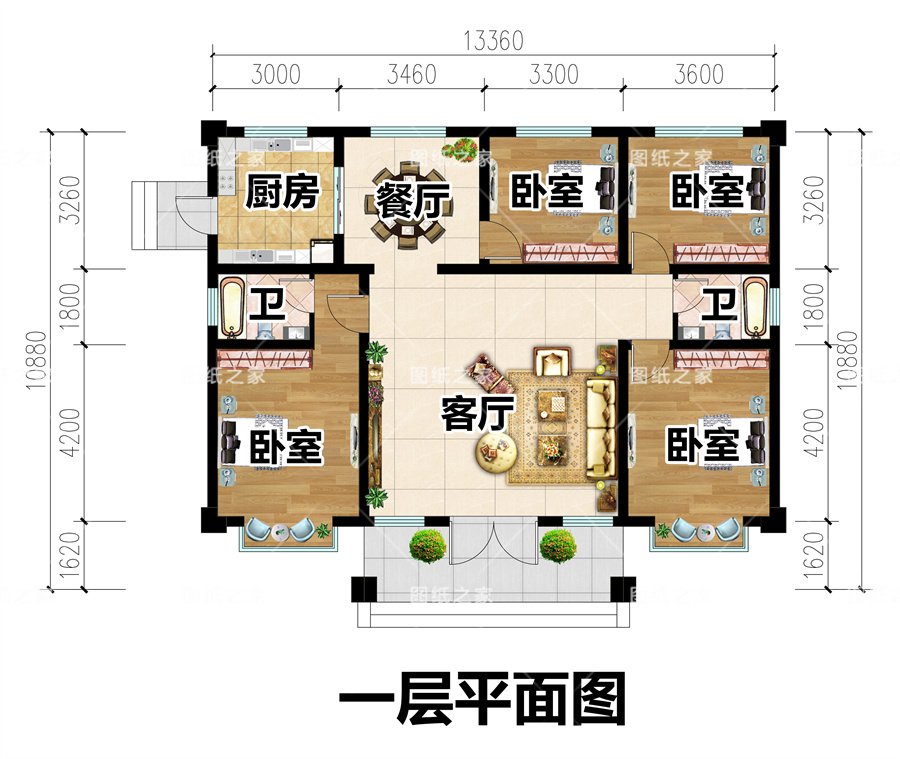 天吶！8款鄉(xiāng)村別墅圖，爆款戶型，實用又氣派