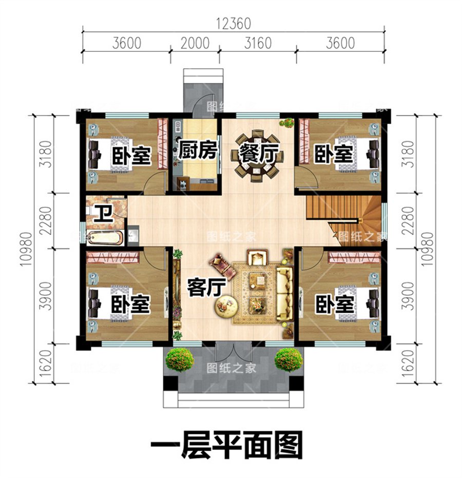 天吶！8款鄉(xiāng)村別墅圖，爆款戶型，實用又氣派