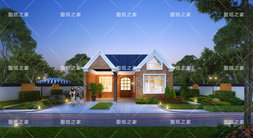 小戶型更實(shí)用！16款農(nóng)村一層別墅