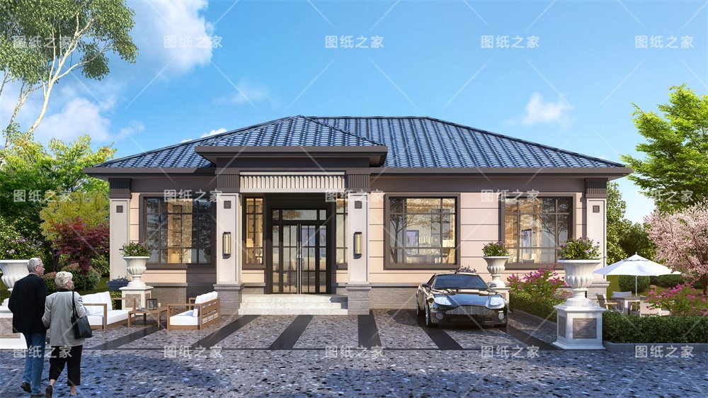 小戶型更實(shí)用！16款農(nóng)村一層別墅